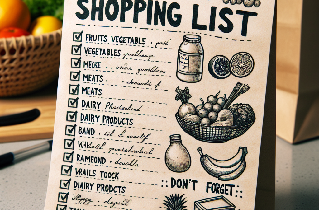 How to Create a Whole Foods Shopping List