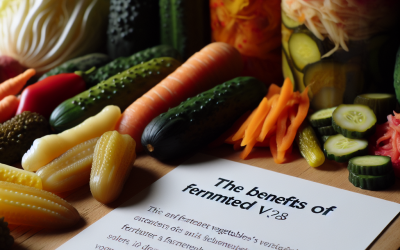 The Benefits of Fermented Vegetables