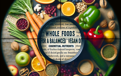 Whole Foods for a Balanced Vegan Diet: Essential Nutrients