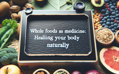 Whole Foods as Medicine: Healing Your Body Naturally