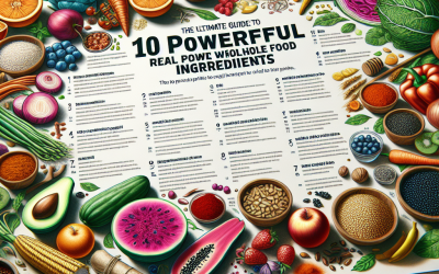 The Ultimate Guide to 10 Powerful real whole food ingredients for 2025