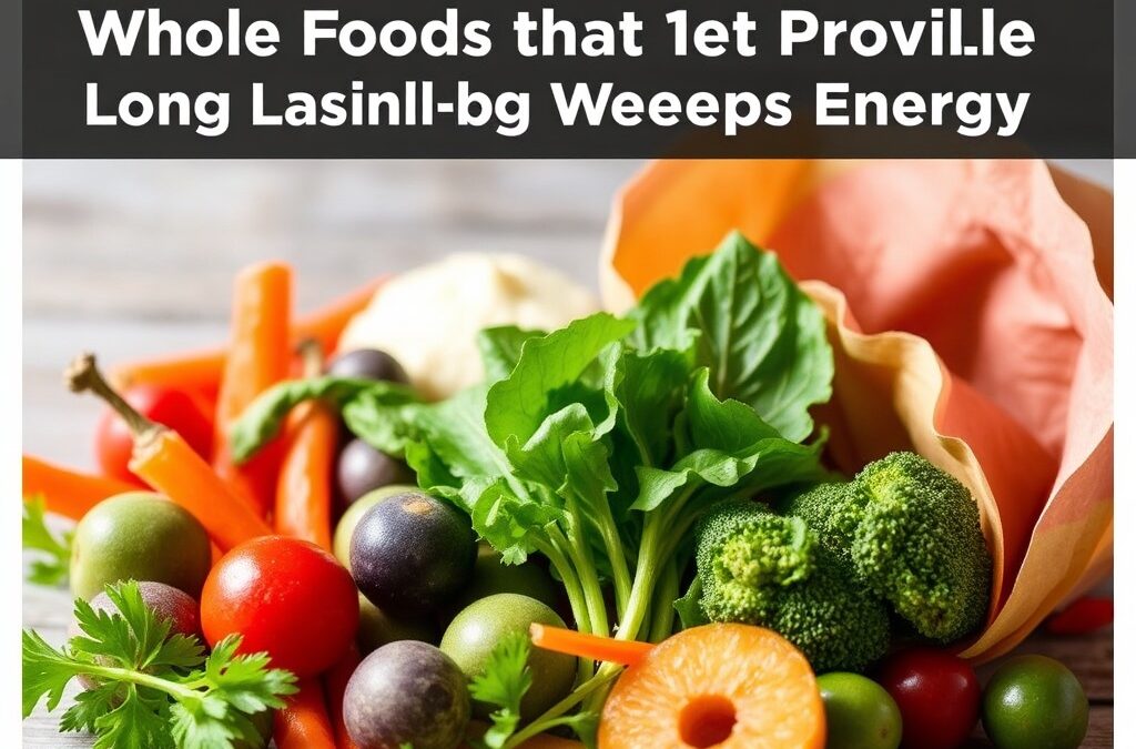 Whole Foods That Provide Long Lasting Energy: Top Nutrient-Dense Options